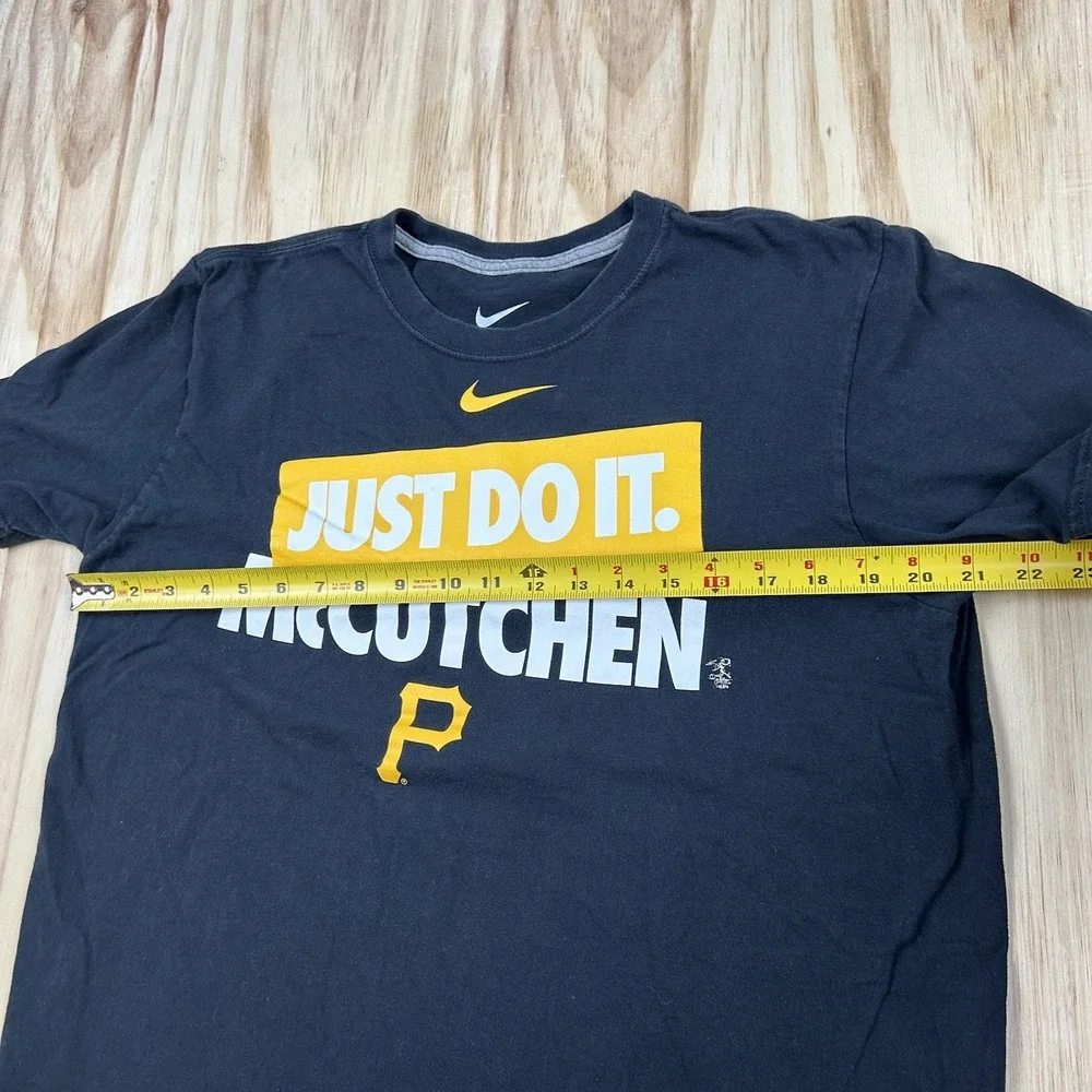Nike Pittsburgh Pirates McCutchen Just Do It T-Shirt Men's Large Black MLB Tee